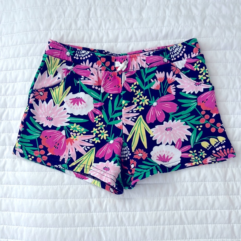 Floral Print Knit Shorts from Carter’s